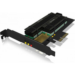 RaidSonic 2 x M.2 SSD to PCI-Express x4 with Heatsinks