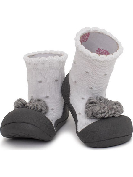 Attipas Ribbon Gray - Βρεφικά & παιδικά παπουτσάκια