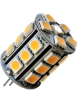 Λαμπτήρας LED G4 (Βαρελάκι) 4,5W -12VAC/DC, Θερμό λευκό χρώμα