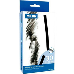 Μολύβια με κάρβουνο Milan 30 pcs O 9-11 mm