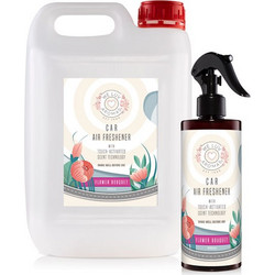 Επαγγελματικό Αρωματικό Spray Αυτοκινήτου Flower Bouquet με ΝΕΑ Προηγμένη Σύνθεση Touch Activated Scent Technology Επαγγελματική Συσκευασία 5 Lit με Δώρο τον Περιέκτη (Συσκευασία Χονδρικής - HORECA)