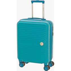 Bartuggi 712-80125 Βαλίτσα Καμπίνας 55x40x24cm με 4 Ρόδες Πετρόλ
