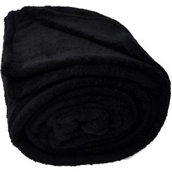 Κουβέρτα διπλή προβατάκι-γούνα 200x240 Μαύρο 22183