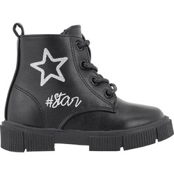 EXE Παιδικά Μποτάκια Μαύρα Suede με Φερμουάρ 7005011004