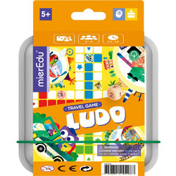 mierEdu Ludo Travel Game Επιτραπέζιο Παιχνίδι για Παιδιά 5+ Ετών για 2-4 Παίκτες
