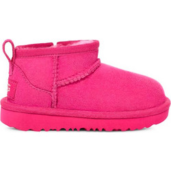 UGG Classic Ultra Mini Παιδικά Μποτάκια Φούξια Suede με Φερμουάρ 1130750T-BRY