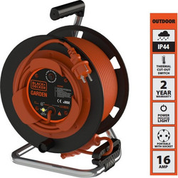 Black & Decker BXECFP9QBSE Μπαλαντέζα Καρούλι 25m+2m