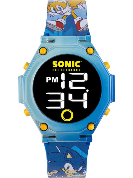 Disney Ψηφιακό Sport Ρολόι με Φωτιζόμενο Καντράν Sonic