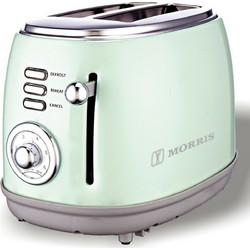 Morris Retro R20815TSG Φρυγανιέρα 2 Θέσεων 850W Πράσινη