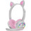 AKZ-K23 Ασύρματο Gaming Headset On Ear Grey Pink