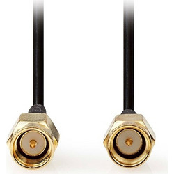 NEDIS CSGL02000BK20 Καλώδιο SMA αρσ. - SMA αρσ. 2.00m σε μαύρο χρώμα