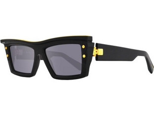 Balmain Officier PLD Grey Ανδρικά Γυαλιά Ηλίου Aviator Μεταλλικά Γκρι με Γκρι Polarized Φακό