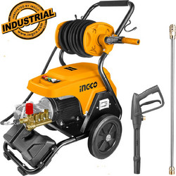 Ingco HPWR30008 Πλυστικό Μηχάνημα Ρεύματος 130bar με Μεταλλική Αντλία