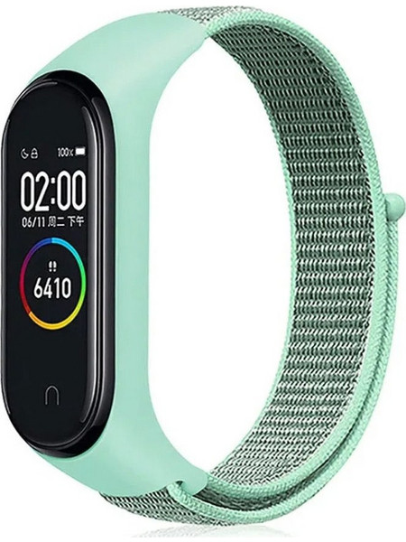 Λουράκι Νάιλον για Xiaomi Mi Band 3 / 4 / 5 -Τιρκουάζ