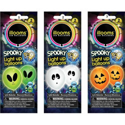 LLOOMS SPOOKY - ΦΩΤΕΙΝΑ ΜΠΑΛΟΝΙΑ LED 2 ΤΜΧ - 3 ΧΡΩΜΑΤΑ (LLM07000)