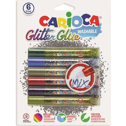 CARIOCA - ΚΟΛΛΑ GLITTER CLASSIC 6X10.5 ML. (42112)