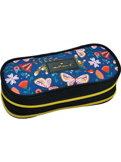 Hallmark Butterfly Κασετίνα με 2 Θήκες Μπλε 333-25141