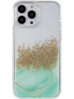DFANS DESIGN Dua Color Starlight Shining Θήκη Σιλικόνης Apple iPhone 14 Pro Φιστικί