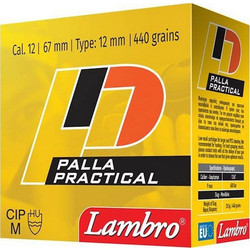 Lambro Palla Practical Φυσίγγια Μονόβολα 12Cal 67mm 28gr 25τμχ