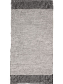Viopros Μπόνο Χαλί Ορθογώνιο Βαμβακερό 120x170cm Γκρι