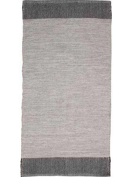 Viopros Μπόνο Χαλί Ορθογώνιο Βαμβακερό 120x170cm Γκρι