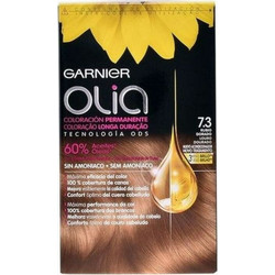 Garnier Olia 7.3 Ξανθό Σκούρο Χρυσό Μόνιμη Βαφή Μαλλιών Χωρίς Αμμωνία 60ml