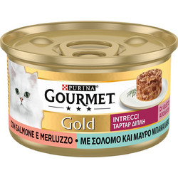 Purina Gourmet Gold Tartare Adult with Salmon & Black Cod 85gr 12423814