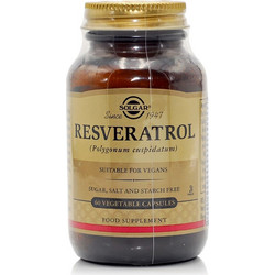 Solgar Resveratrol 100mg 60 Κάψουλες