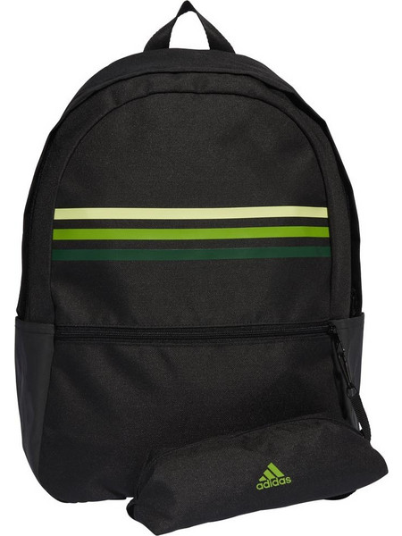 Adidas Classic Horizontal 3-Stripes Τσάντα Πλάτης Γυμναστηρίου Μαύρη HY0743