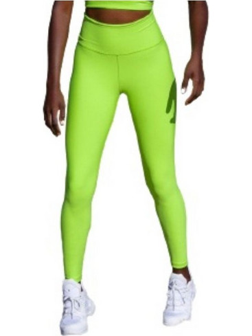 Lismina Γυναικείο Κολάν Ψηλόμεσο Neon Green 274