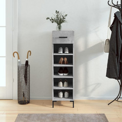 vidaXL Παπουτσοθήκη Ξύλινη Γκρι Μ35xΠ30xΥ105cm 829680