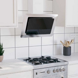 vidaXL 51661 Απορροφητήρας Καμινάδα-Τζάκι 60cm Μαύρος