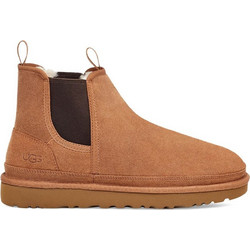 UGG Neumel Ανδρικά Chelsea Μποτάκια Suede Ταμπά με Γούνα 1121644-CHE