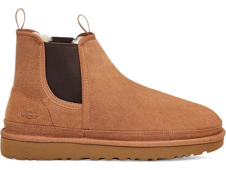 UGG Neumel Ανδρικά Chelsea Μποτάκια Suede Ταμπά με Γούνα 1121644-CHE