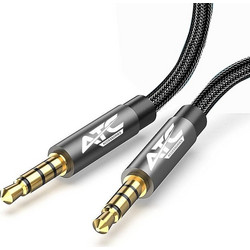 ATC Καλώδιο HQ 3.5mm σε 3.5mm 4 pin Μαύρο 1.5m (02.008.0124)