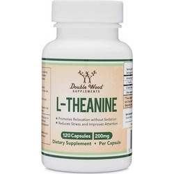Double Wood L-Theanine 200mg 120 Κάψουλες