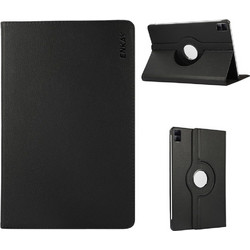 Περιστρεφόμενη Θήκη Tablet ENKAY HAT PRINCE για Xiaomi Redmi Pad SE 11" Δερματίνη PU + PC, Αυτόματη Ύπνος/Αφύπνιση - Μαύρο