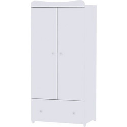 Lorelli Ντουλάπα Δίφυλλη Exclusive 57x80x178cm White