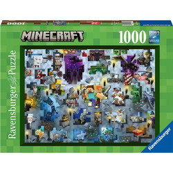 Puzzle Ravensburger Minecraft Mobs Challenge 1000 Κομμάτια