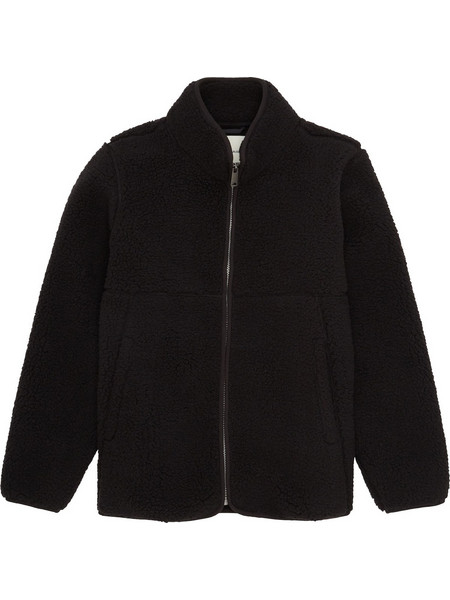 Tom Tailor Fleece Παιδική Ζακέτα Fleece με Φερμουάρ Μαύρη 1039405-29476