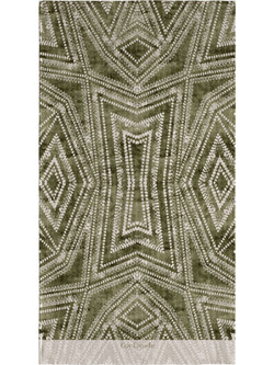 Guy Laroche Printed Πετσέτα Θαλάσσης Χακί 100x180cm 2203