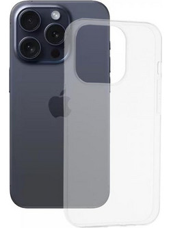 Techsuit Clear Silicone Back Cover Transparent (iPhone 15 Pro)