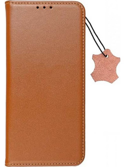 Forcell Smart Pro Leather Book Θήκη Δερματίνης για Apple iPhone 14 Pro Max Καφέ