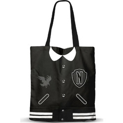 Karactermania Τσάντα για Ψώνια WEDNESDAY - Varsity Oxford - Premium Tote Bag (06143)