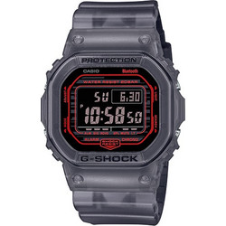 Casio G-Shock Ψηφιακό Ανδρικό Ρολόι Χρονογράφος με Γκρι Καουτσούκ Λουράκι DW-B5600G-1ER