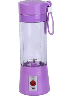 Bullet Blender Κύπελλο Αποχυμωτή USB, Μηχάνημα Ανάμειξης Φρούτων, Φορητό Ηλεκτρικό Επαναφορτιζόμενο Μίξερ, Μπλέντερ, Μπουκάλι Νερού 380ml με USB