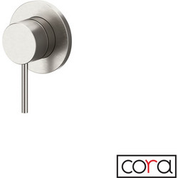 Μίκτης Εντοιχισμού 1 Εξόδου Cora 6150-111 Inox Brushed
