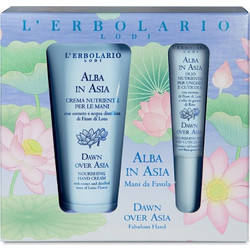 L'Erbolario Alba in Asia Kit Mani da Favola Hand Cream 50ml + Nail Oil 7.5ml
