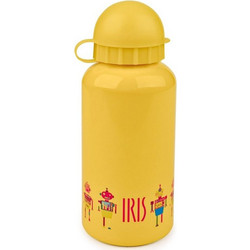 IRIS Barcelona Snack Rico Robots Παιδικό Μπουκάλι Αλουμινίου BPA Free Κίτρινο 400ml