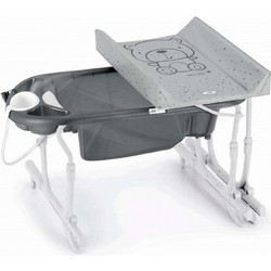 Cam Idro Baby Estraibile Teddy C518-262 Μπανάκι Αλλαξιέρα Μωρού με Βάση Γκρι